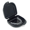 Container for caps, aligners, dentures, Black